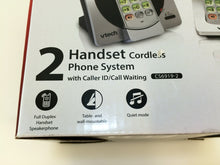 Load image into Gallery viewer, VTech CS6919-2 DECT 6.0 Cordless Phone with 2 Handsets Silver