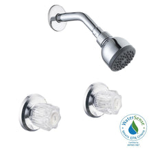 Load image into Gallery viewer, Glacier Bay 833X-0101 Aragon 2-Handle 1-Spray WaterSense Shower Faucet Chrome