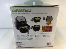 Load image into Gallery viewer, GoWISE USA GW22621 3.7 Qt. Digital Touchscreen Air Fryer with Recipe Book