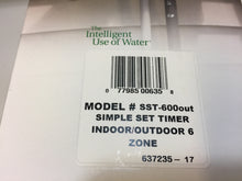 Load image into Gallery viewer, Rain Bird SST600o 6-Station Indoor/Outdoor Simple-to-Set Irrigation Timer