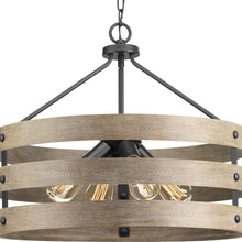 Load image into Gallery viewer, Progress Lighting Gulliver 4-Light Graphite Drum Pendant P500023-143