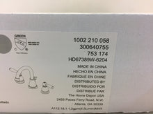 Load image into Gallery viewer, Glacier Bay HD67389W-6204 Mandouri 8" Widespread High-Arc Bath Faucet in BN