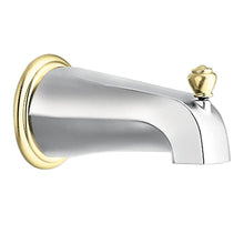 Load image into Gallery viewer, MOEN 3807CP Monticello Diverter Spout in Chrome and Polished Brass