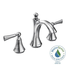 Load image into Gallery viewer, MOEN T4520 Wynford 8" Widespread 2-Handle High-Arc Bathroom Faucet Chrome