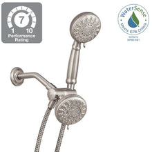Load image into Gallery viewer, MOEN 25515SRN Banbury 5-Function Handshower & Showerhead Combo, Brushed Nickel