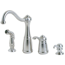 Load image into Gallery viewer, Pfister LG26-4NSS Marielle Spray Kitchen Faucet &Soap Dispenser Stainless Steel