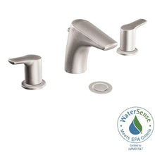 Load image into Gallery viewer, MOEN T6820BN Method 8" Widespread Low-Arc Bath Faucet Trim Kit Brushed Nickel