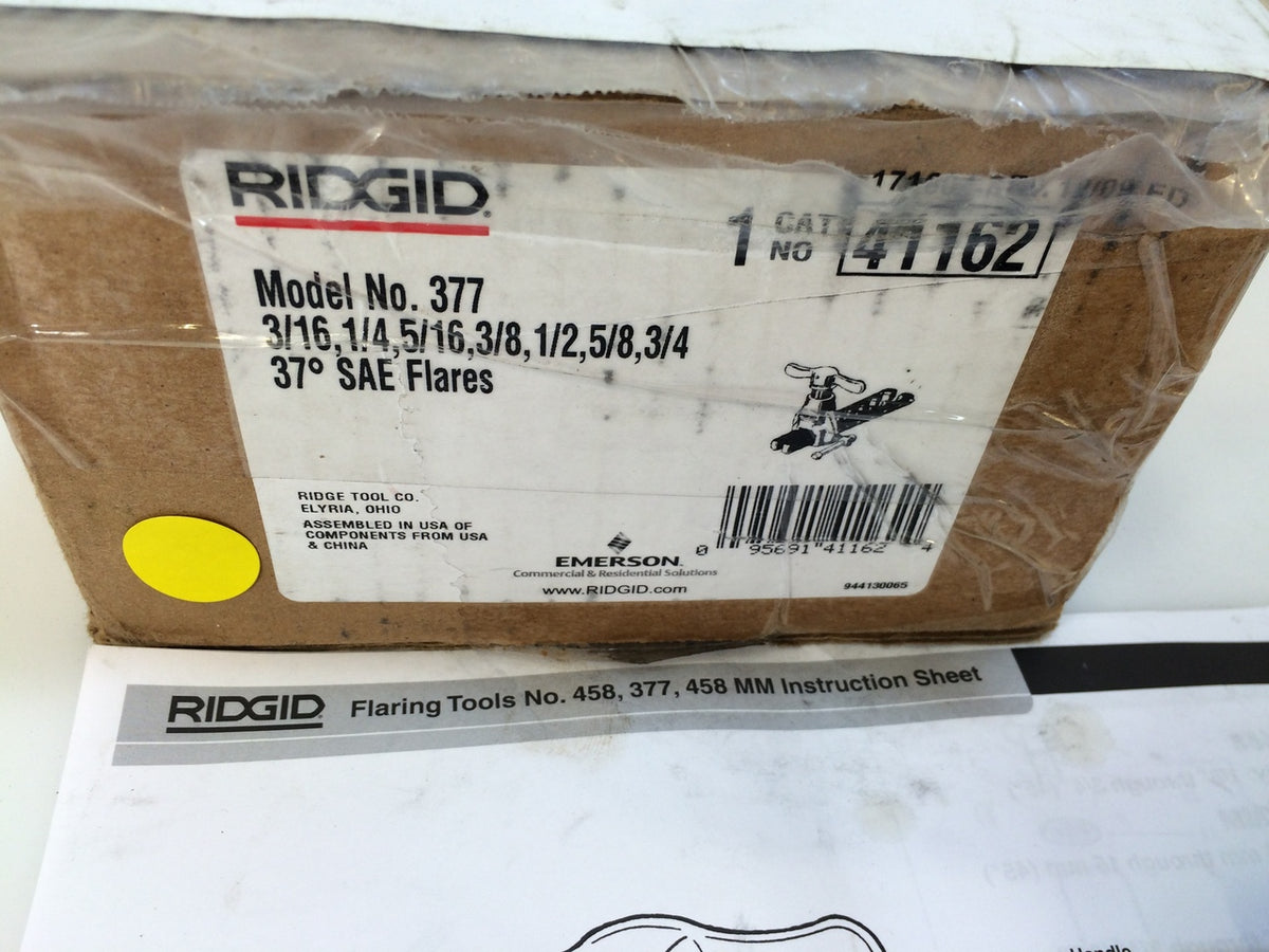 RIDGID 41162 377 Flaring Tool NT Electronics LLC