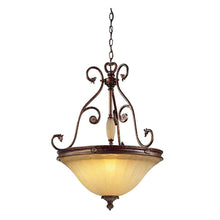 Load image into Gallery viewer, Hampton Bay Freemont 13385-019 3-Light Antique Bronze Hanging Pendant 408897
