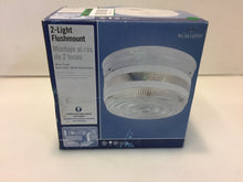Load image into Gallery viewer, Bel Air Lighting CB-60043 2-Light White Flushmount with Drum Light