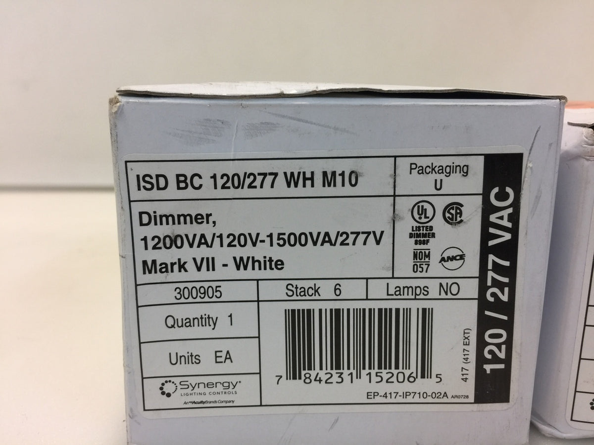 Lithonia Lighting LED Troffer Dimmer Switch ISD BC 120/277 WH M10 - The  Home Depot