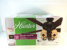 Load image into Gallery viewer, Hunter 53094 Cortland 54 in. Indoor New Bronze Ceiling Fan with Light