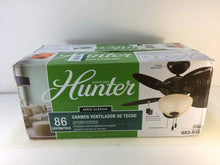 Load image into Gallery viewer, Hunter 51004 Carmen 34 in. Indoor New Bronze Ceiling Fan with Light