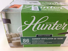 Load image into Gallery viewer, Hunter 51004 Carmen 34 in. Indoor New Bronze Ceiling Fan with Light