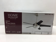 Load image into Gallery viewer, Home Decorators Windward 44 in. LED Brushed Nickel Ceiling Fan 51565