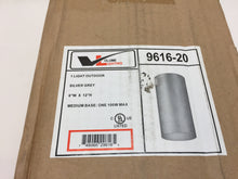 Load image into Gallery viewer, Volume Lighting 9616-20 1 Light 6"W Outdoor Flush Mount Ceiling Silver Grey