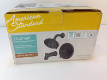 Load image into Gallery viewer, American Standard 7413502.278 Chatfield 1-Handle Tub Shower Faucet Bronze