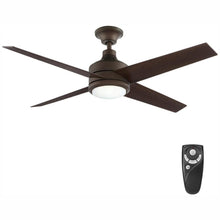 Load image into Gallery viewer, HDC 54729 Mercer 52" LED Indoor Oil Rubbed Bronze Ceiling Fan 1002210730