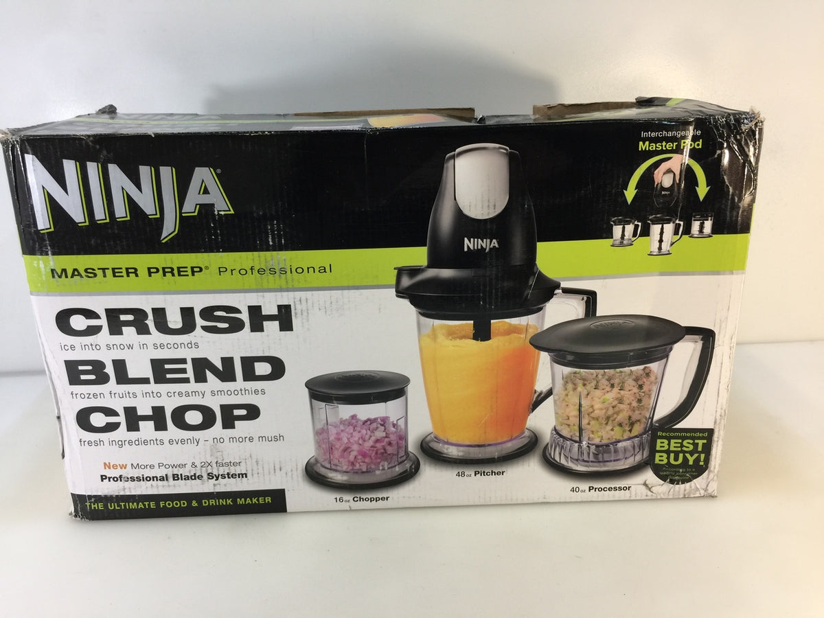 Ninja QB1004 Master Prep Pro 450-Watt Professional Blender - Black