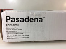 Load image into Gallery viewer, Pfister F-529-7PDY Pasadena Pull-Down Sprayer Kitchen Faucet Tuscan Bronze
