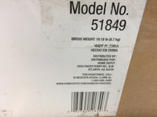 Load image into Gallery viewer, HDC 51849 Connor 54" LED Satin Nickel Dual-Mount Ceiling Fan 1003241809