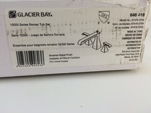 Load image into Gallery viewer, Glacier Bay 67416-3704 Adelyn -Handle DeckMount Roman Tub Faucet Brushed Nickel
