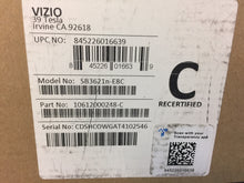 Load image into Gallery viewer, VIZIO SB3621n-E8C 2.1 Soundbar Home Speaker, Black