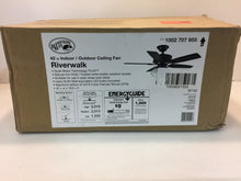Load image into Gallery viewer, Hampton Bay Riverwalk 42" LED Indoor/Outdoor Natural Iron Ceiling Fan 43242