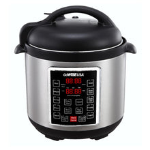 Load image into Gallery viewer, GoWise GW22620 4th-Generation Electric Pressure Cooker with steam rack