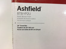 Load image into Gallery viewer, Pfister BTB-YP2U Ashfield 24 in. Towel Bar in Rustic Bronze