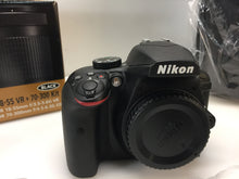 Load image into Gallery viewer, Nikon D D3400 24.2MP Digital SLR Camera with AF-P DX 18-55mm Lens Kit, NOB