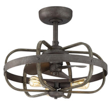 Load image into Gallery viewer, Progress Lighting Keowee 23" In/Outdoor Artisan Iron Ceiling Fan P250001-148-22