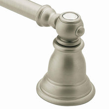 Load image into Gallery viewer, MOEN YB5418BN Kingsley 18 in. Towel Bar in Brushed Nickel