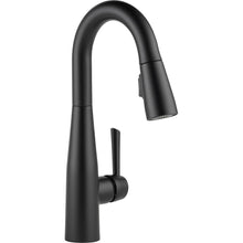 Load image into Gallery viewer, Delta 9913-BL-DST Essa 1-Handle Bar Faucet w MagnaTite Docking Matte Black