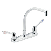 Load image into Gallery viewer, MOEN 8799 M-Bition 2-Handle High-Arc Standard Kitchen Faucet in Chrome
