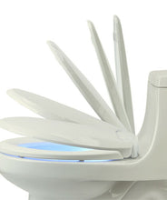 Load image into Gallery viewer, Brondell LumaWarm Heated Electric Warm Toilet Seat Nightlight Elongated Biscuit L60-EB