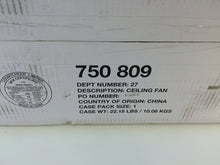 Load image into Gallery viewer, Hampton Bay 14922 Springview 52 in. Brushed Nickel Ceiling Fan 750809