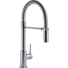 Load image into Gallery viewer, Delta 9659-AR-DST Trinsic Pull-Down Sprayer Kitchen Faucet Arctic Stainless