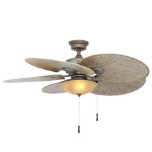 Load image into Gallery viewer, Hampton Bay 51328 Havana 48" Cambridge Silver Ceiling Fan with Light 600524