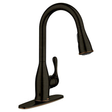 Load image into Gallery viewer, MOEN 87966BRB Kaden Pull-Down Sprayer Kitchen Faucet, Mediterranean Bronze