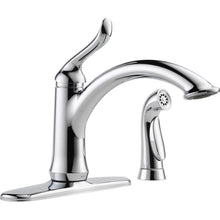 Load image into Gallery viewer, Delta 4453-DST Linden 1-Handle Standard Kitchen Faucet w/ Side Sprayer, Chrome