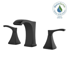 Load image into Gallery viewer, Pfister LF-049-VNBB Venturi 8" Widespread 2-Handle Bath Faucet Matte Black