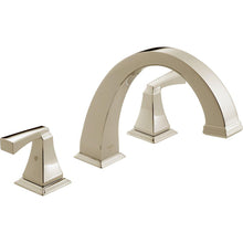 Load image into Gallery viewer, Delta T2751-PN Dryden Deck-Mount Roman Tub Faucet Trim Kit Only Polished Nickel