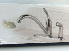 Load image into Gallery viewer, Delta 300-DST Classic 1-Handle Standard Kitchen Faucet Side Sprayer Chrome