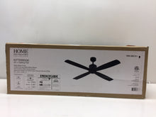 Load image into Gallery viewer, Home Decorators Kitteridge 52 in. Indoor Matte Black Ceiling Fan 34777-HBUB