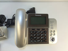 Load image into Gallery viewer, Panasonic KX-TGF353N Dect 6.0 3-Handset Landline Telephone, Champagne Gold