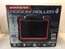 Load image into Gallery viewer, Monster Rockin' Roller 4 RR4 IPX4 100W Water Resistant Bluetooth Speaker, NOB