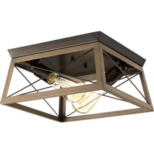 Load image into Gallery viewer, Progress Lighting P350039-02 Briarwood 12" 2Light Antique Bronze Flush Mount