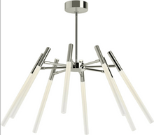Load image into Gallery viewer, Kohler Components 8-Lights LED Polished Nickel Chandelier 23459-CHLED-SNL
