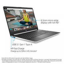 Load image into Gallery viewer, Laptop HP 15-DY1078NR 15.6" Intel i7-1065G7 8GB 256GB SSD Windows 10 7PD87UA#ABA